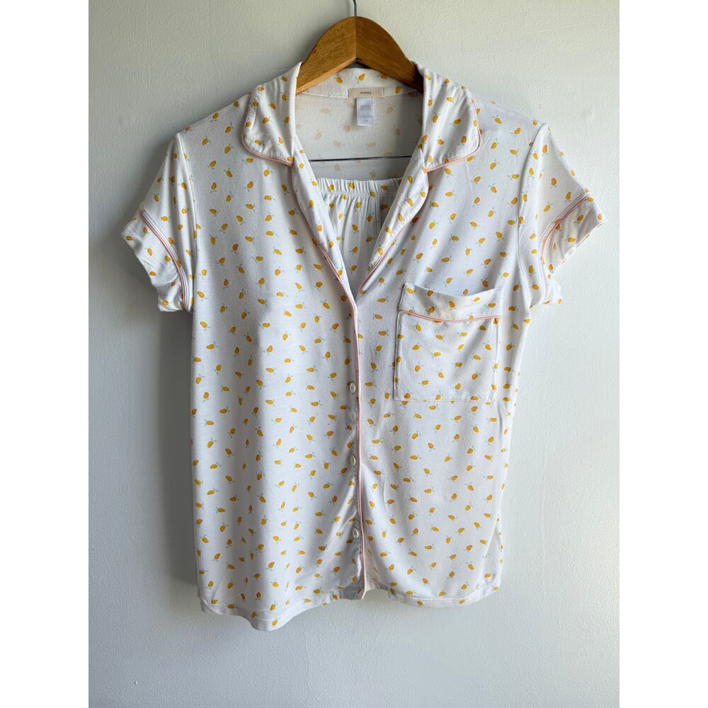 Eberjey Gisele Printed Short PJ Set, Short Sleeve Shorts, Size Small